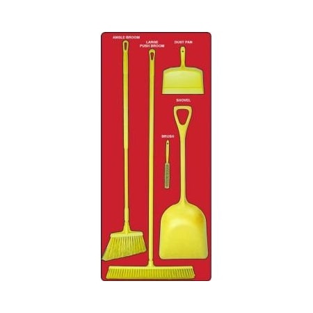 Accuform DRY ZONE STOREBOARDS ULTRA PSB712RDYL PSB712RDYL